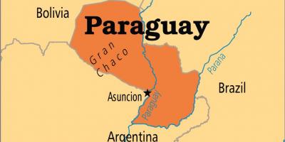 Главни град Парагваја мапи