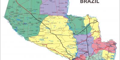 На мапи Парагваја