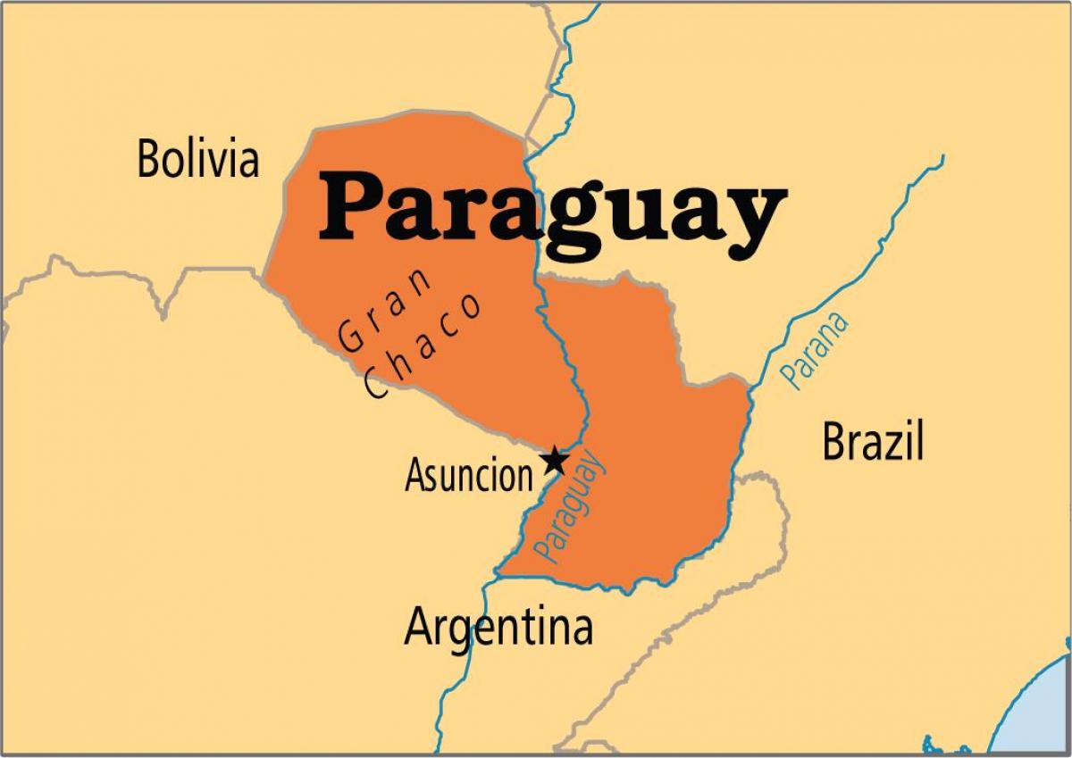 главни град Парагваја мапи