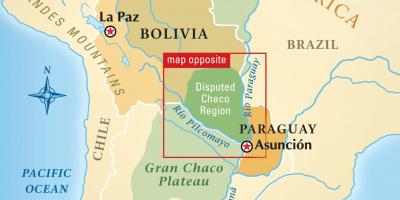 Карта Рио-Парагвај